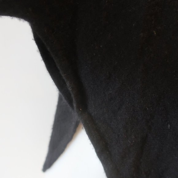 *Womens Cashmere Cashmere Black Round Hem Short Sleeve Sweater S - Picture 8 of 16